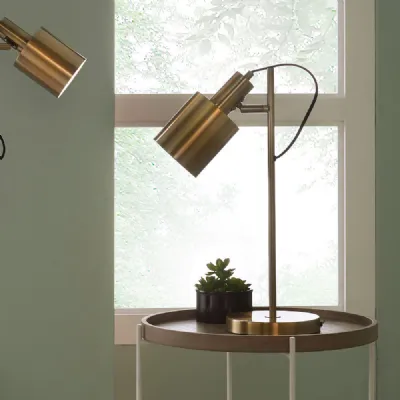 Industrial Antique Brass Metal Task Table Lamp