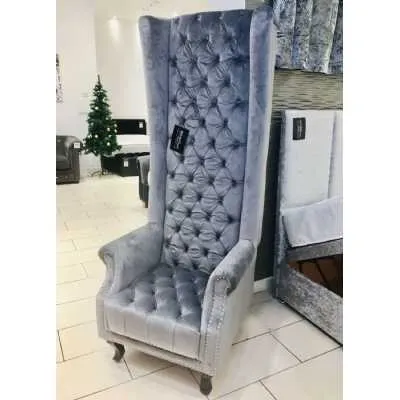 Regents High Back Porter Chair In Grey