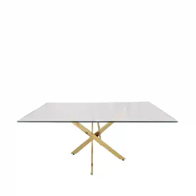 160cm Gold Dining Table