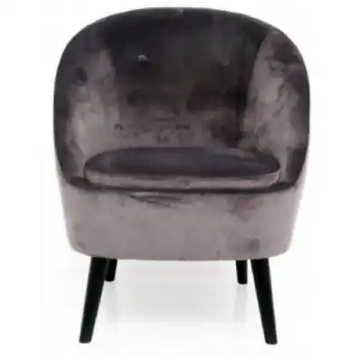 Charles Lounge Chair In Grey