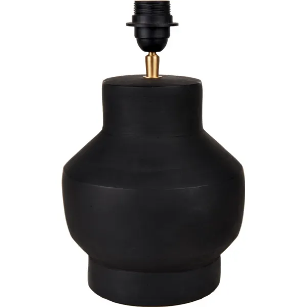 Inna Black Urn Terracotta Table Lamp