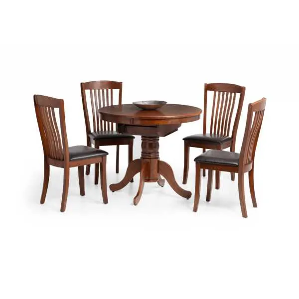 Canterbury Round To Oval Extending Table Mahogany