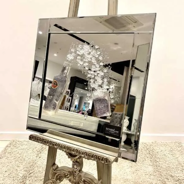 3D Clear Barcardi Rum Glitter Wall Art Mirror