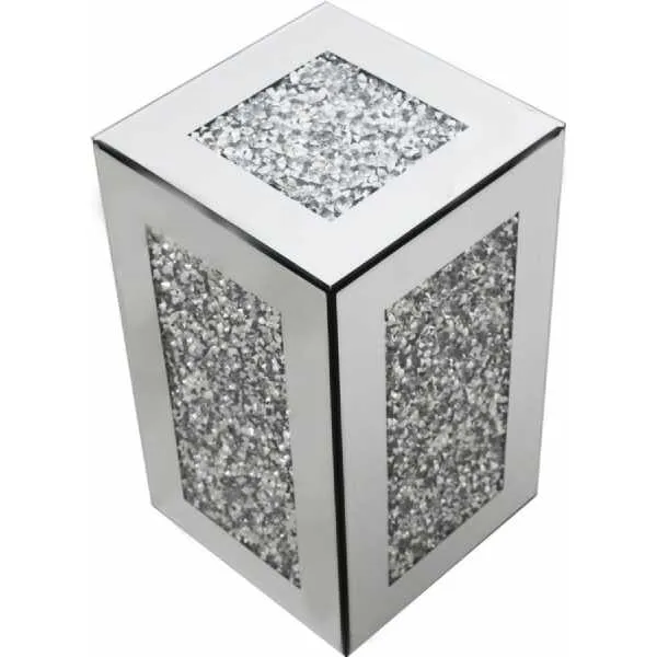Falcon Crushed Stone Mirrored Cube