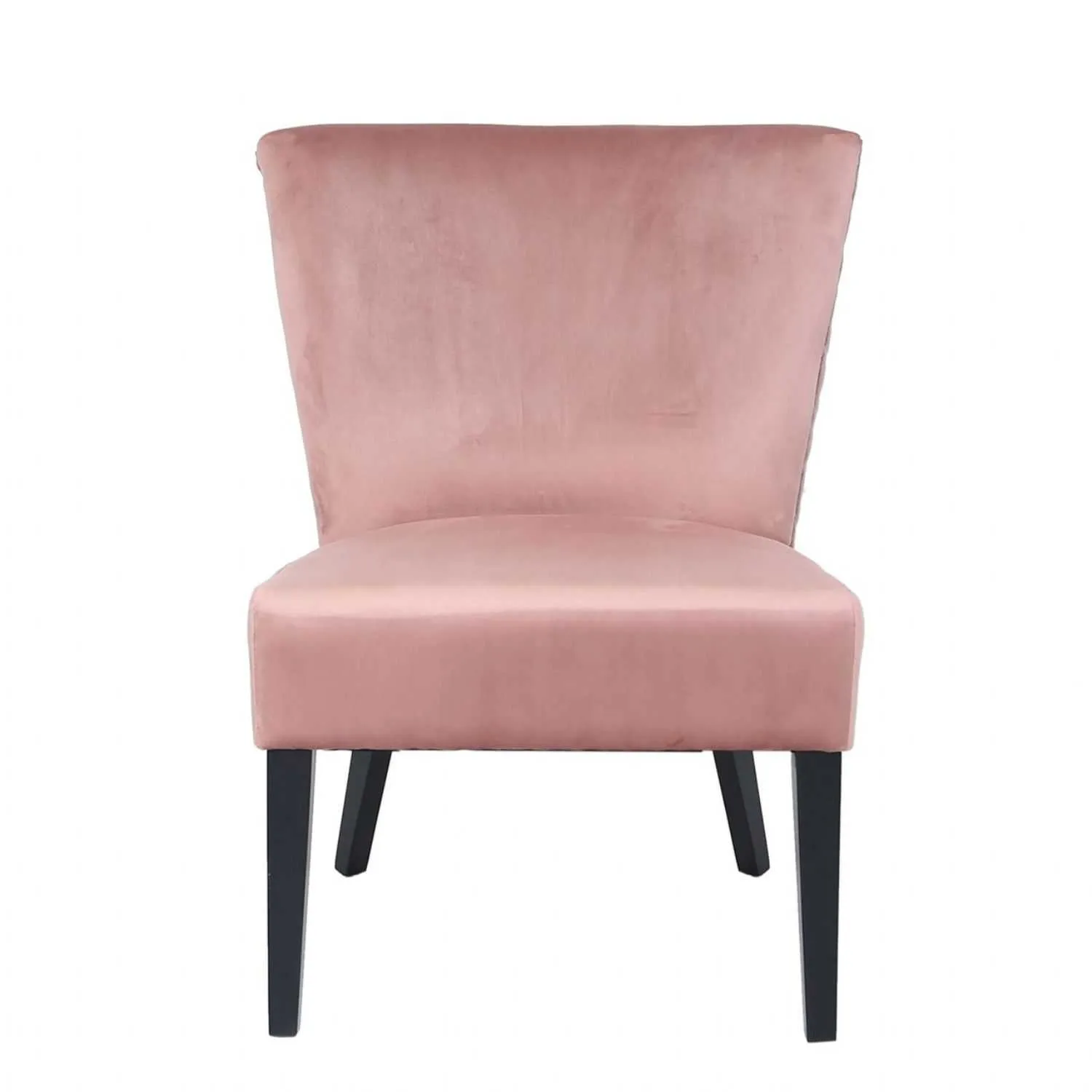 Blush Pink Curved Back Chair