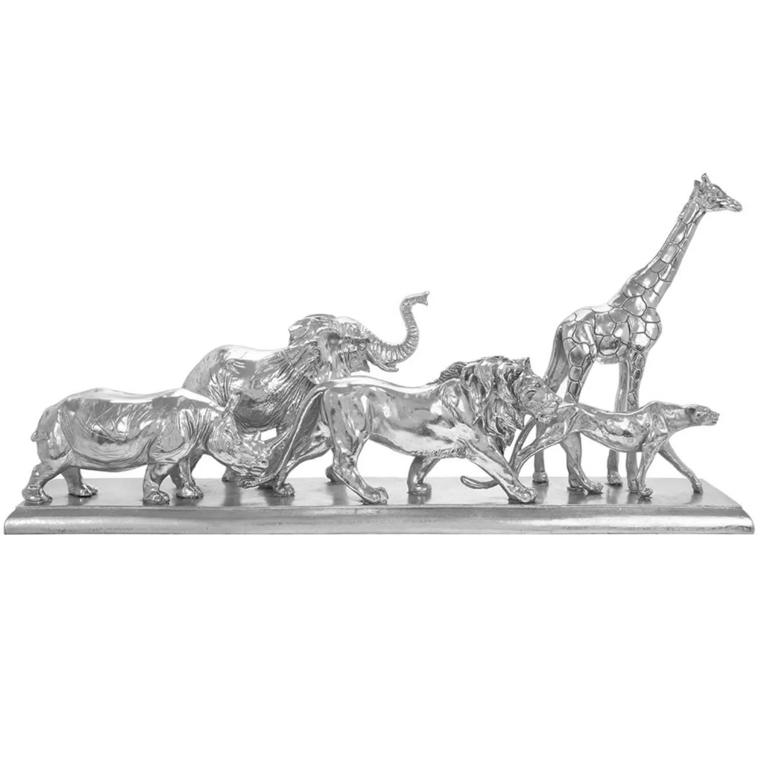 Xl Silver Art Animal Kingdom Ornament
