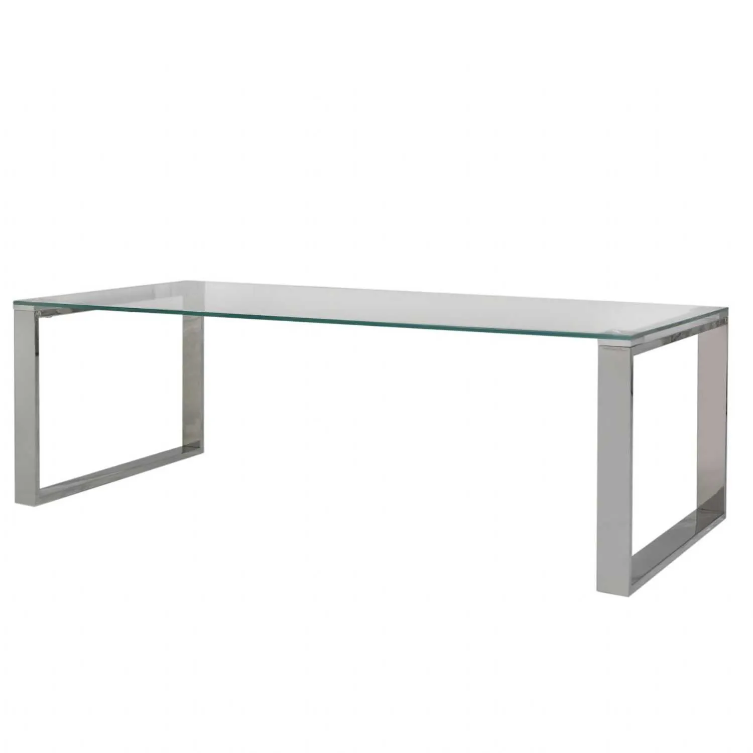 Henry Coffee Table Stainless Steel And Glass