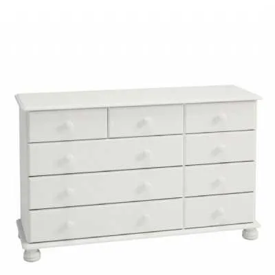Off White 2 Over 3+4 Chest Of Drawers
