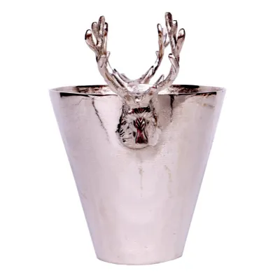 Champagne Cooler with Antler Handles 42cm