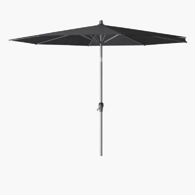 Faded Black Premium 3m Round Outdoor Parasol