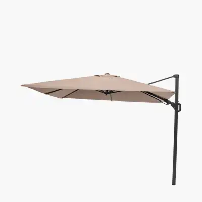 Voyager T2 2.7m Square Taupe Parasol