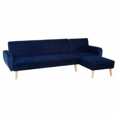 Serene 3 Seat Navy Sofa Bed