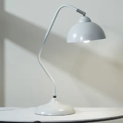 Grey Task Table Lamp with Moveable Head