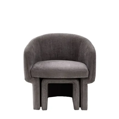 Anthracite Clear Armchair Anthracite