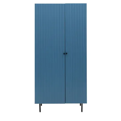 Internal Cupboard W810 x D500 x H1594mm 2 Door Wardrobe Blue