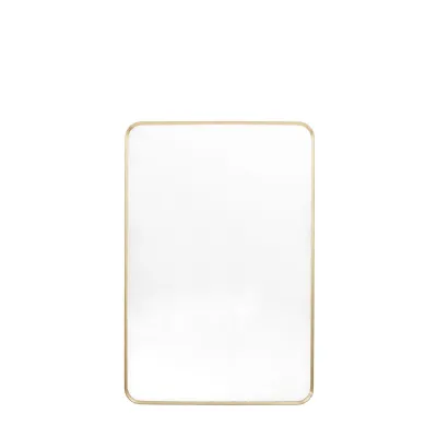 Glass Size mm W600 x D900 Rectangle Mirror Gold