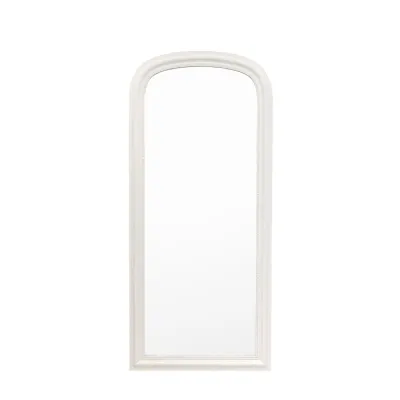 Glass Size mm W530 x H1445 Arch Leaner Mirror Stone