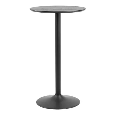 Ibiza Tall Round Bar Table in Black