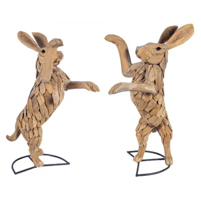 A Pair of fighting Hares