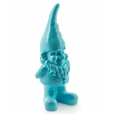 Large Blue Standing Gnome