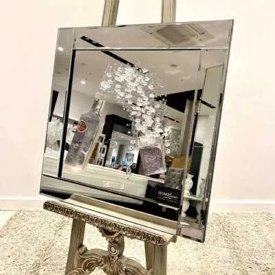 3D Clear Barcardi Rum Glitter Wall Art Mirror