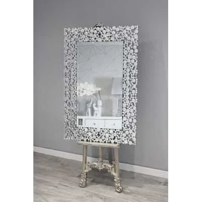 Luxe Cirlces And Sqaures Mirror Rectangle 120Cm X 80Cm