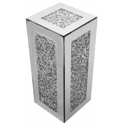 Falcon Crushed Stone Mirrored Cube Large