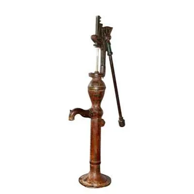 Upcycled Originals Antique Rustic Rusty Brown Iron Water Pump