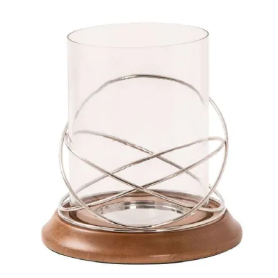 Mint Homeware Medium Ring Candle Holder with Glass