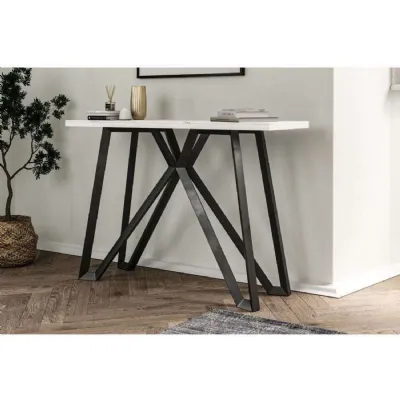 CR Dining White Console Table