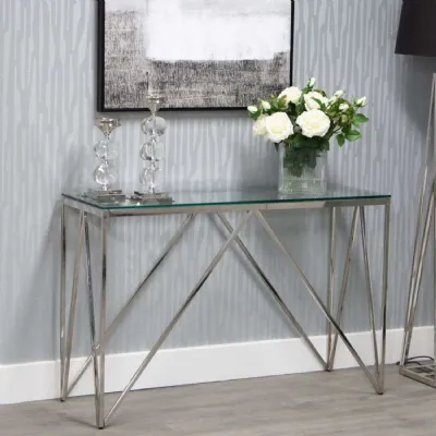 Mint Furniture Console Table Glass