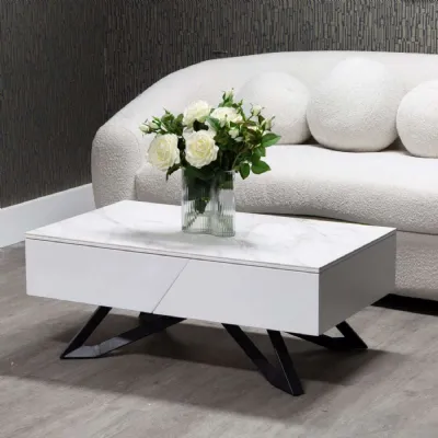 CR Dining White Coffee Table