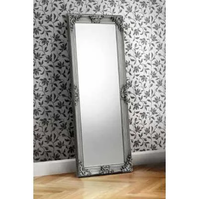 Rococo Pewter Lean To Dress Mirror