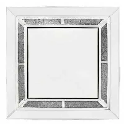 Merano Crystal Medium Square Wall Mirror