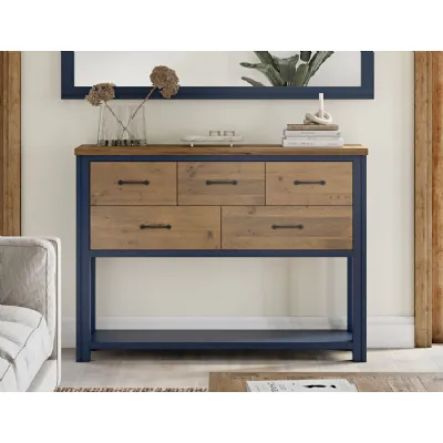 Splash of Blue Sideboard Console Table