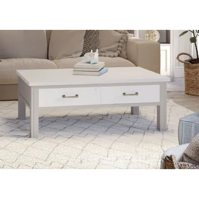 Greystone Coffee Table With Four Drawers
