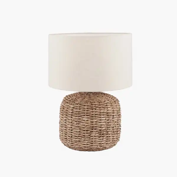 Woven Table Lamp Ivory Jute Shade