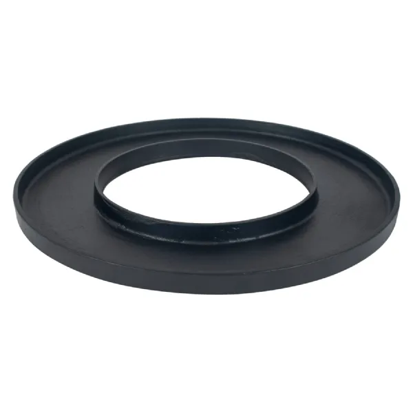 Round Matt Black Metal Ring Display Platter