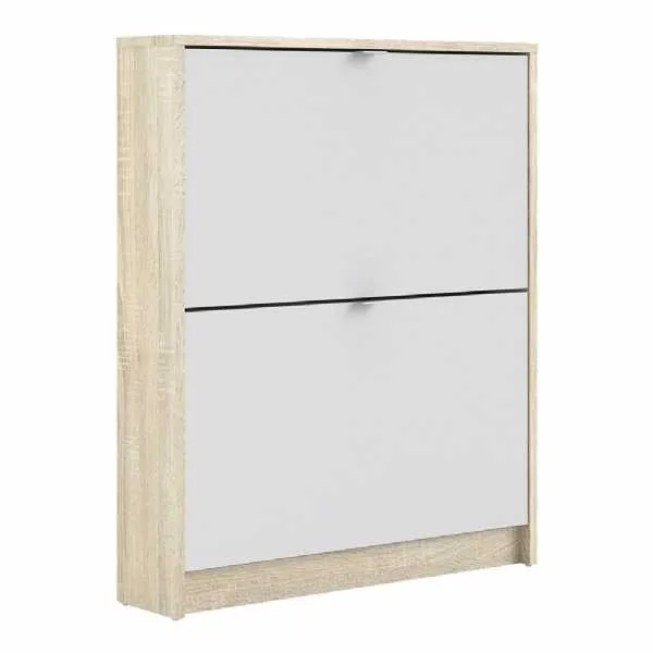 Shoes Shoe cabinet w. 2 tilting doors and 1 layer