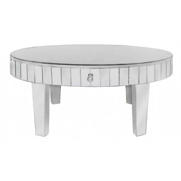 100cm Oval Mirror Coffee Table