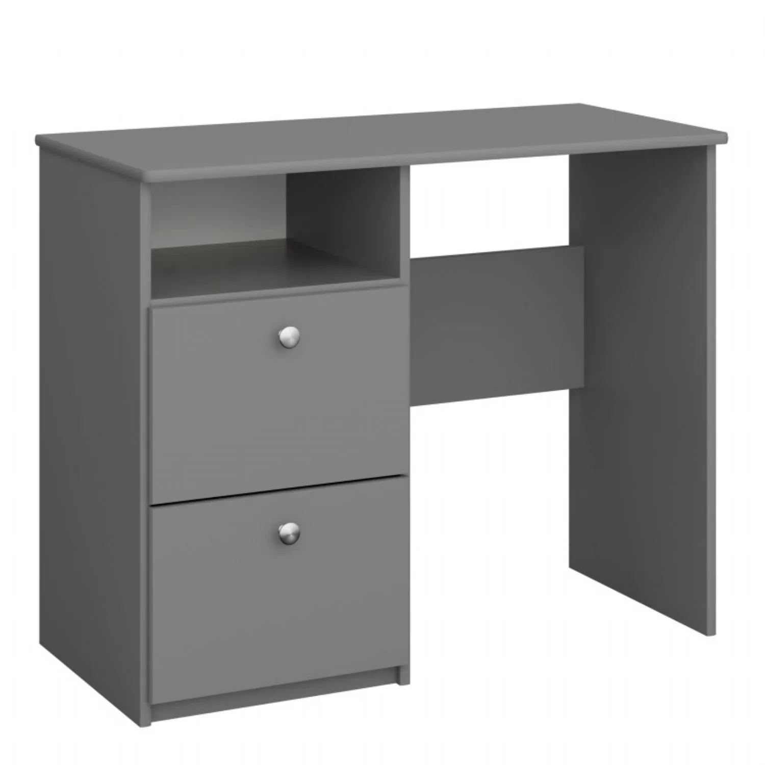 Memphis Desk with 2 Drawers in Folkestone Grey