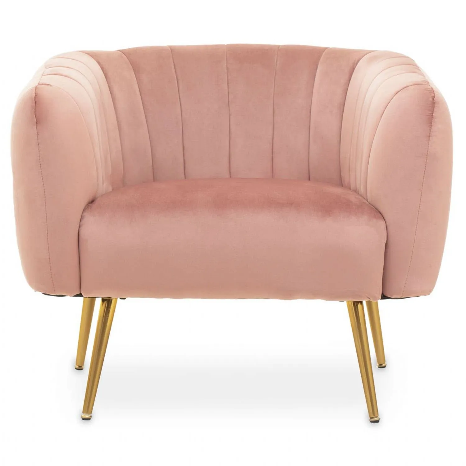 Larissa Pink Velvet Chair
