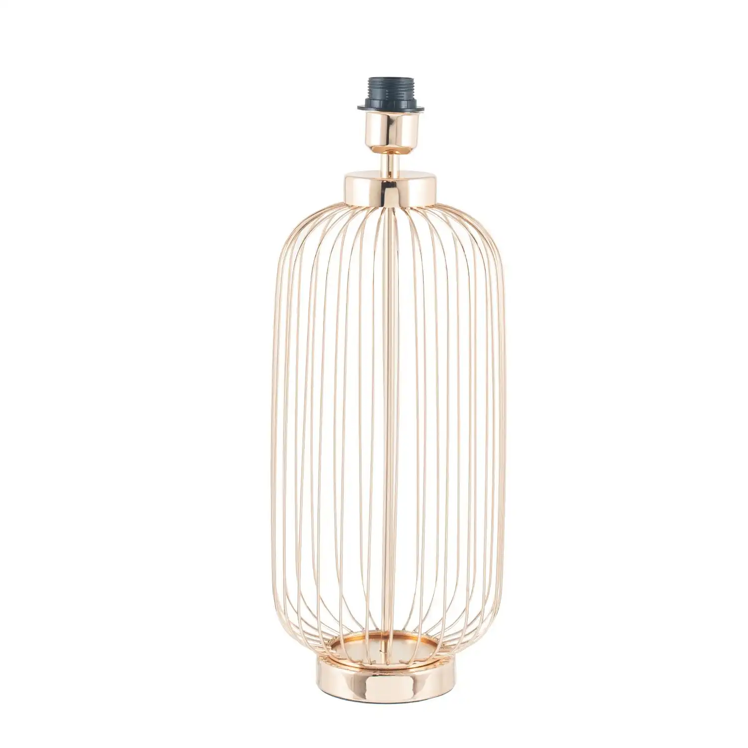 Gold Metal Wire Tall Table Lamp Base