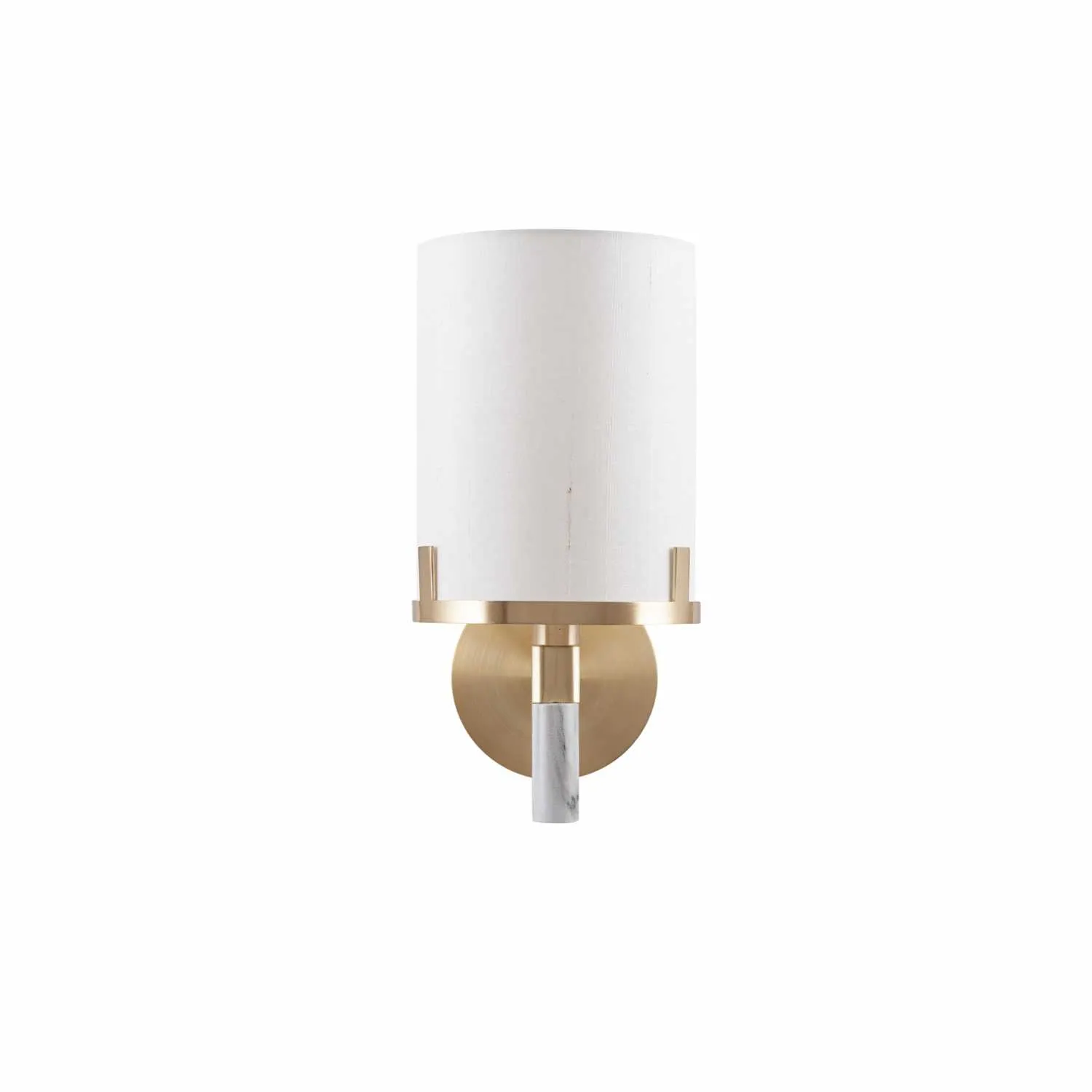 Champagne Gold Metal and Marble Effect Wall Light