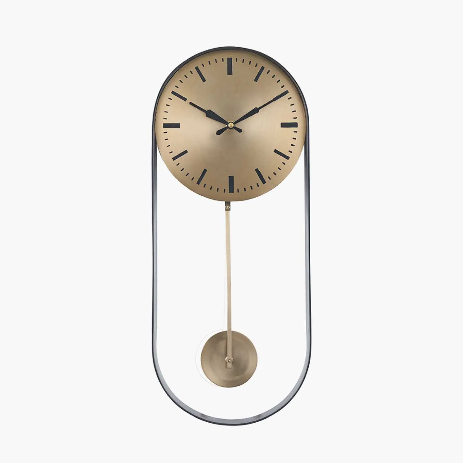 Antique Brass Pendulum Wall Clock