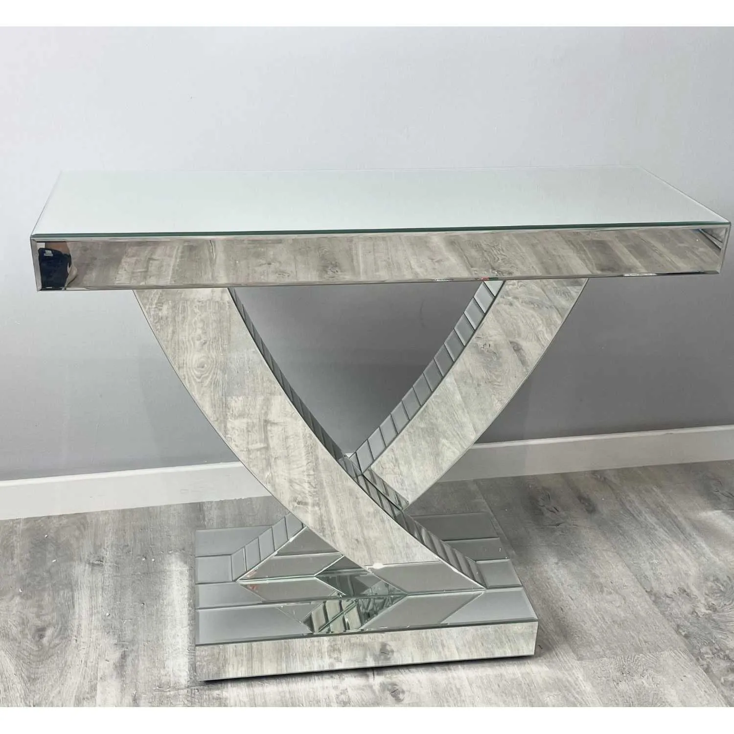 Luxe Simply Mirror Swift Console Table