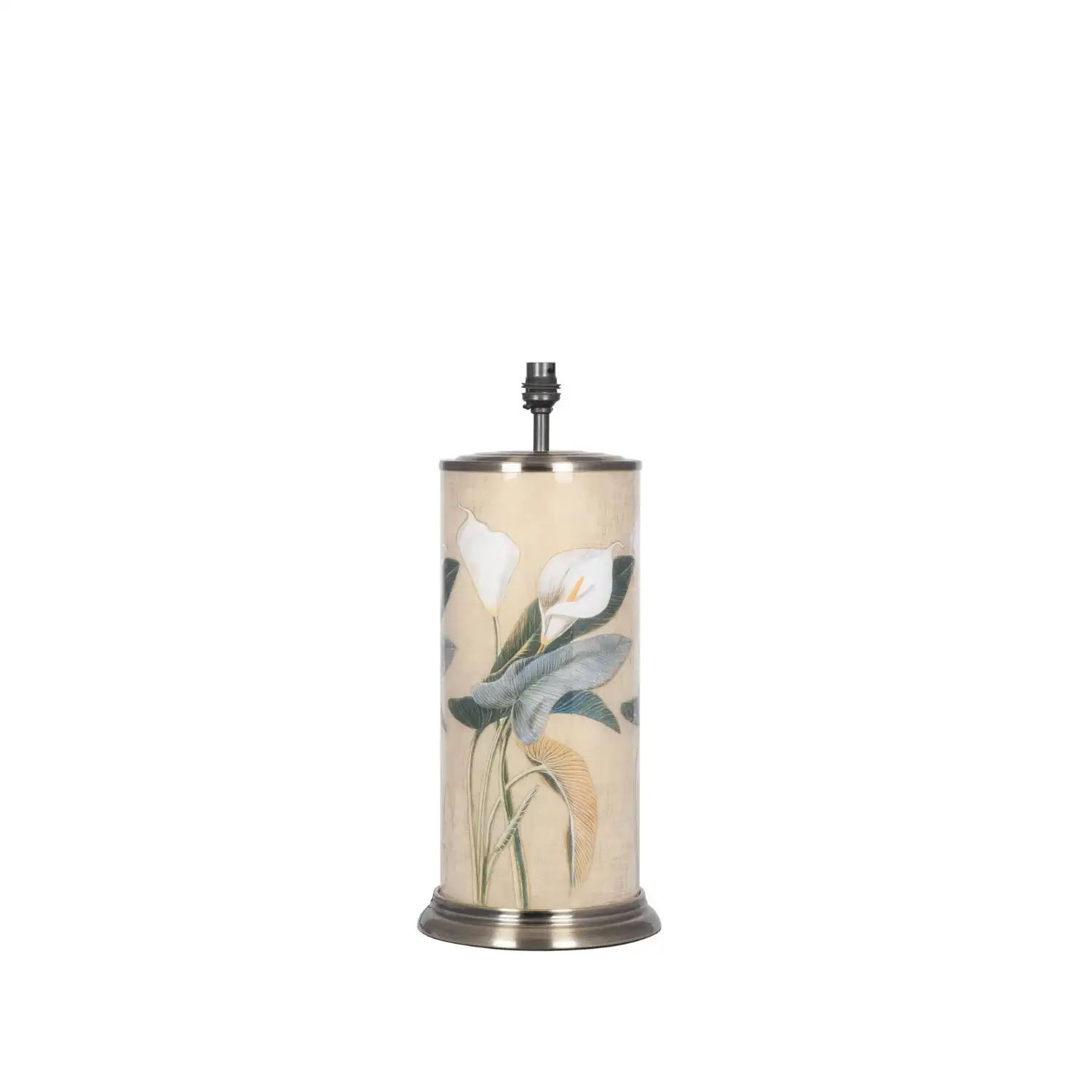 Lily Large Cylinder Glass Table Lamp