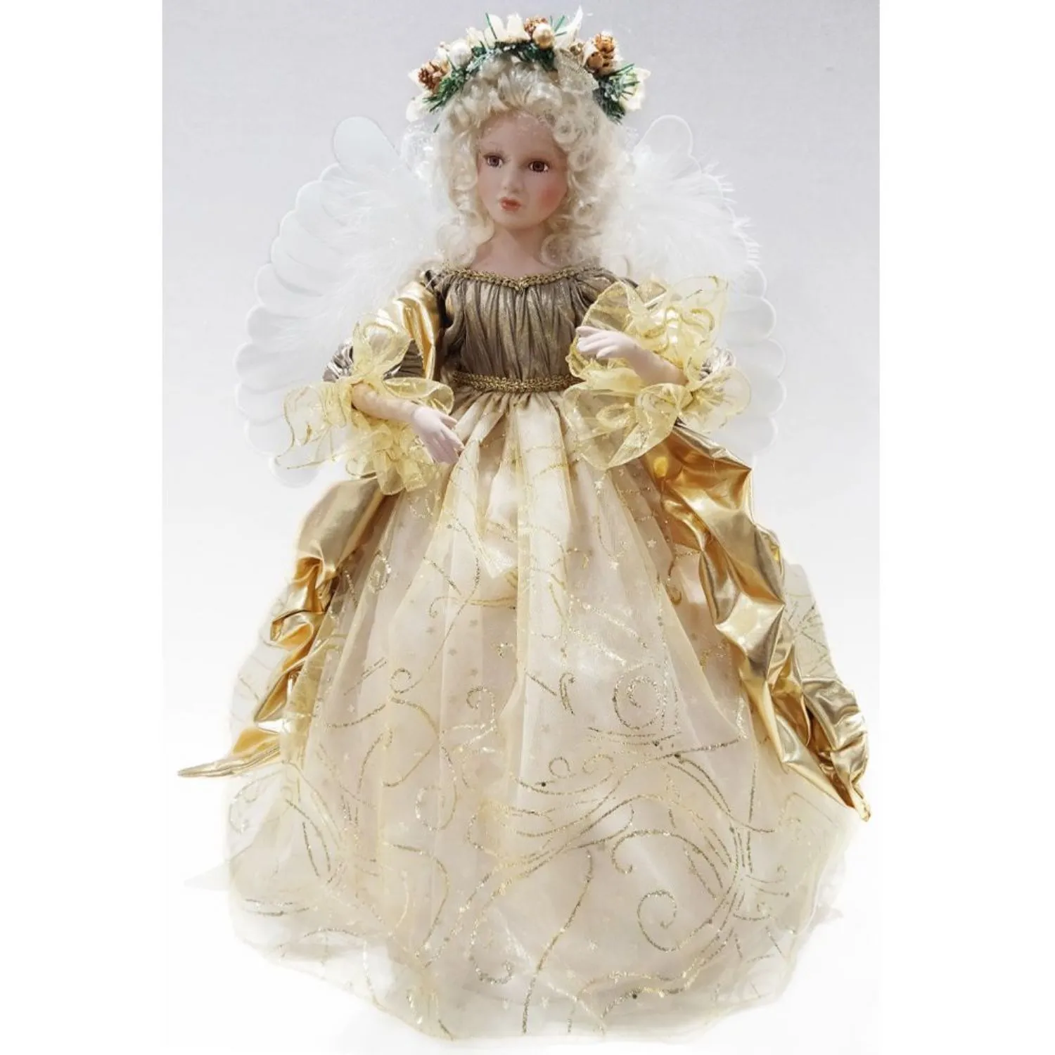 Moving Angel Gold Dress 20in