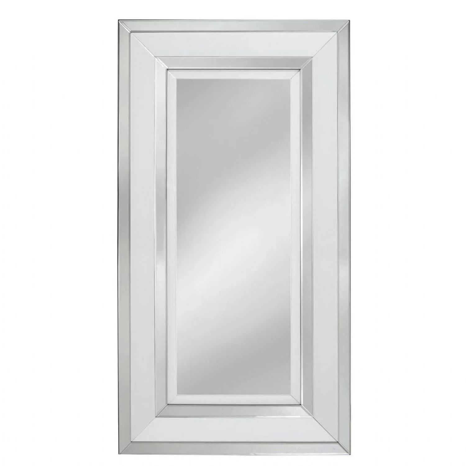Mitcham Medium Wall Mirror White clear